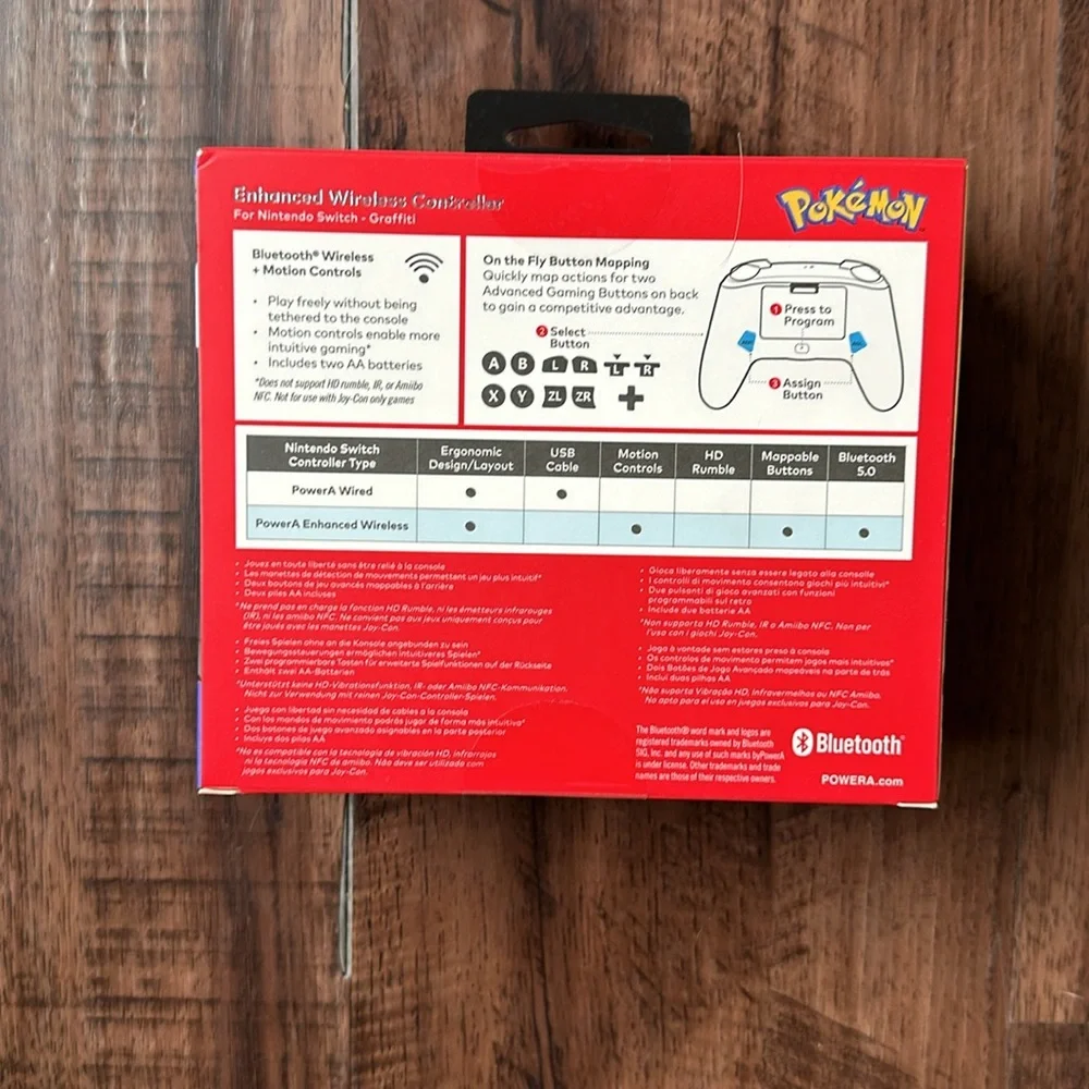 Pokémon Nintendo Switch Enhanced Wireless Controller